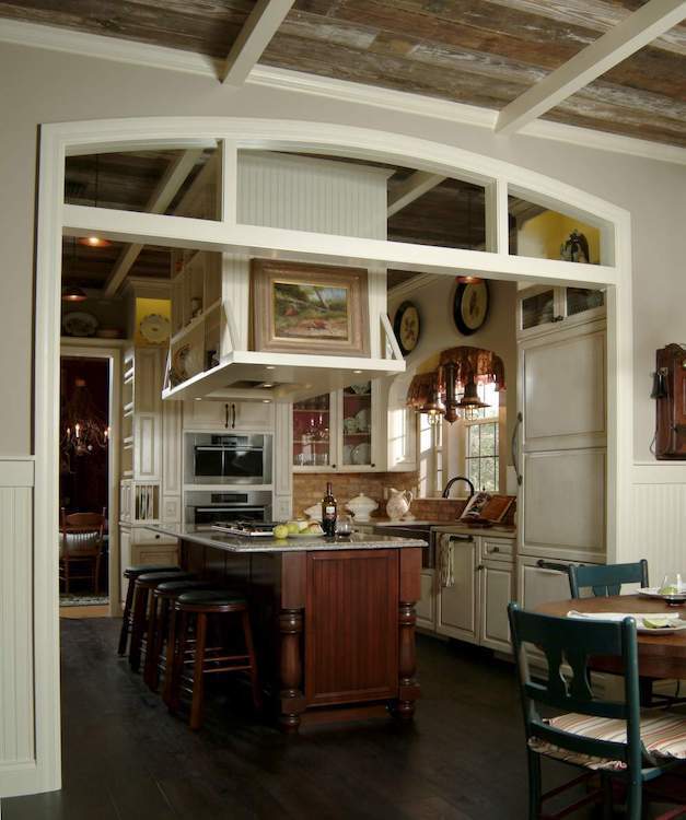 Kitchen island view